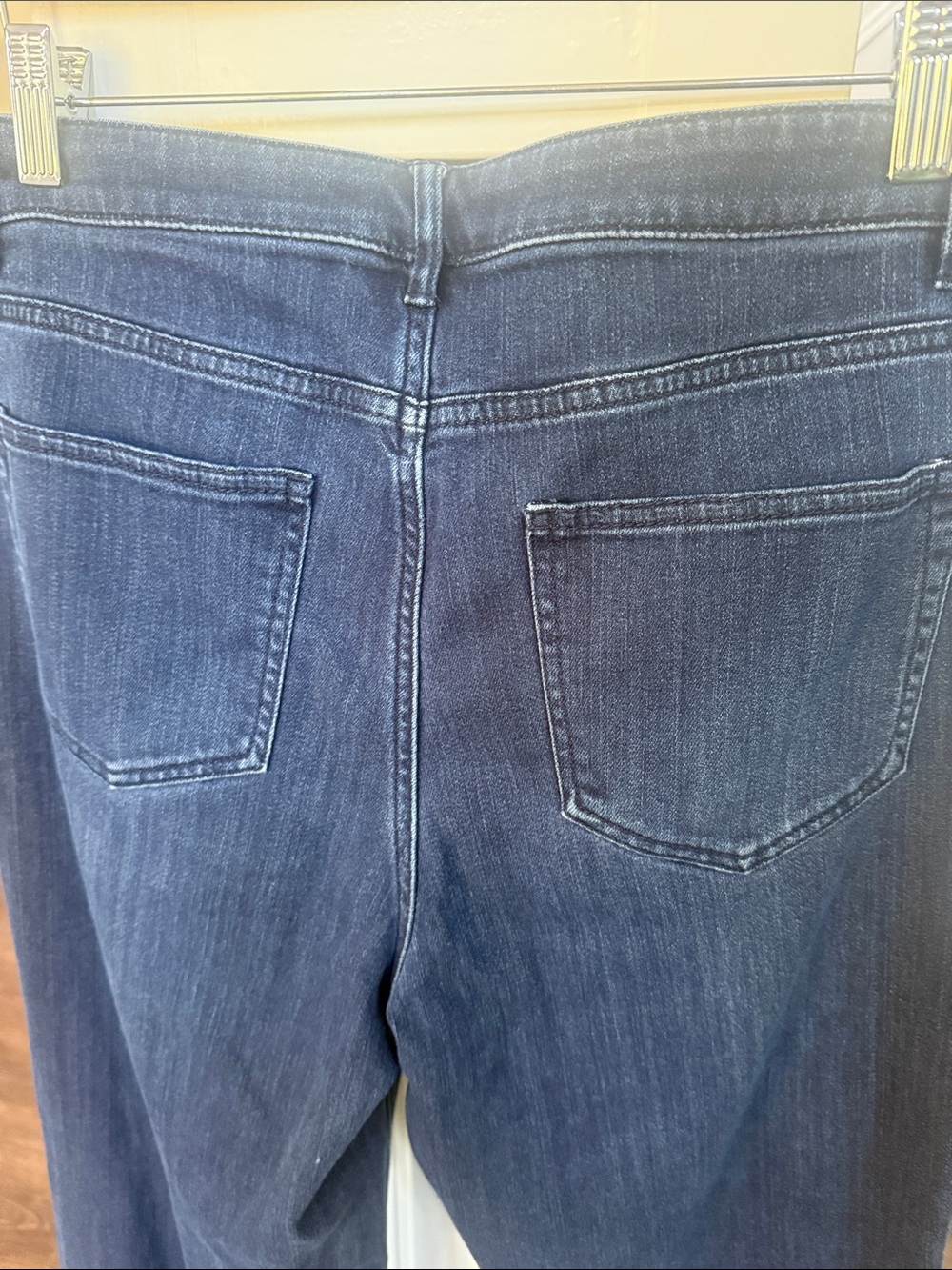 J. Jill Denim Smooth Fit Full Leg Dark Blue High-Rise Jeans 10 - Picture 7 of 7